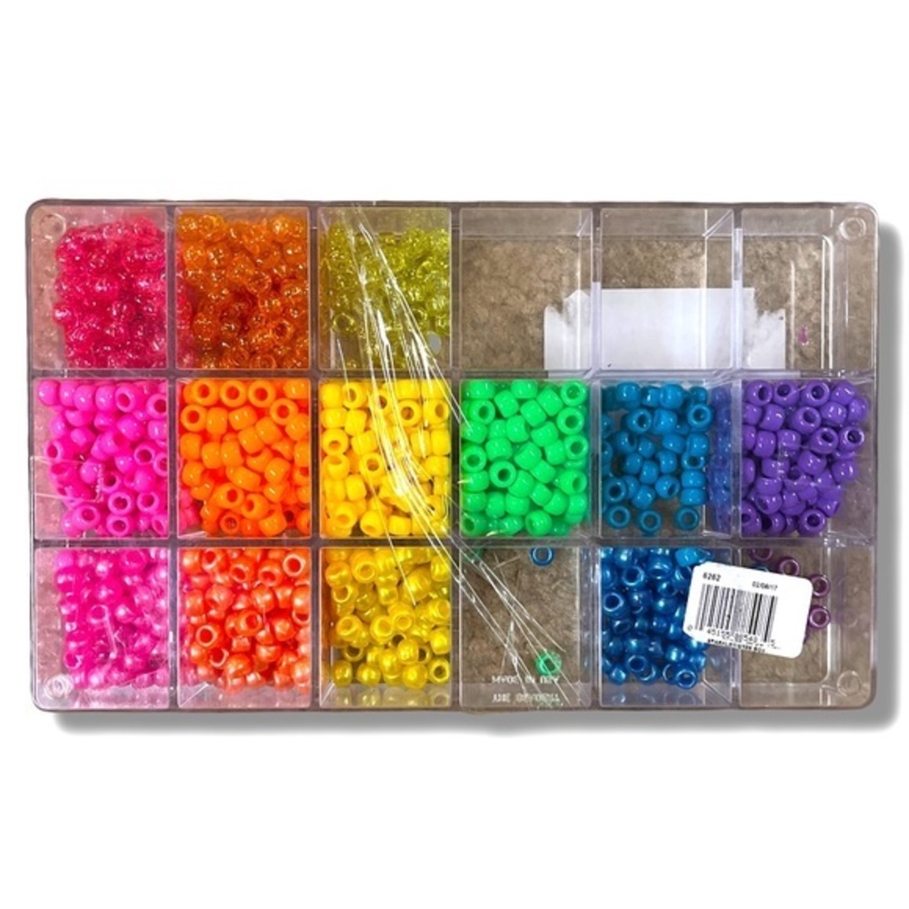 🌈  MULTiCOLOR BEADS 🌈 PLUS BEAD STORAGE ORGANIZER 🌈